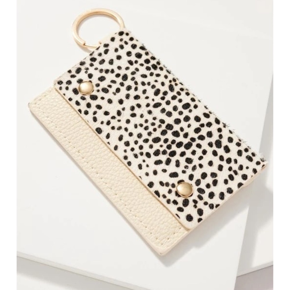 Animal Print ID card holder